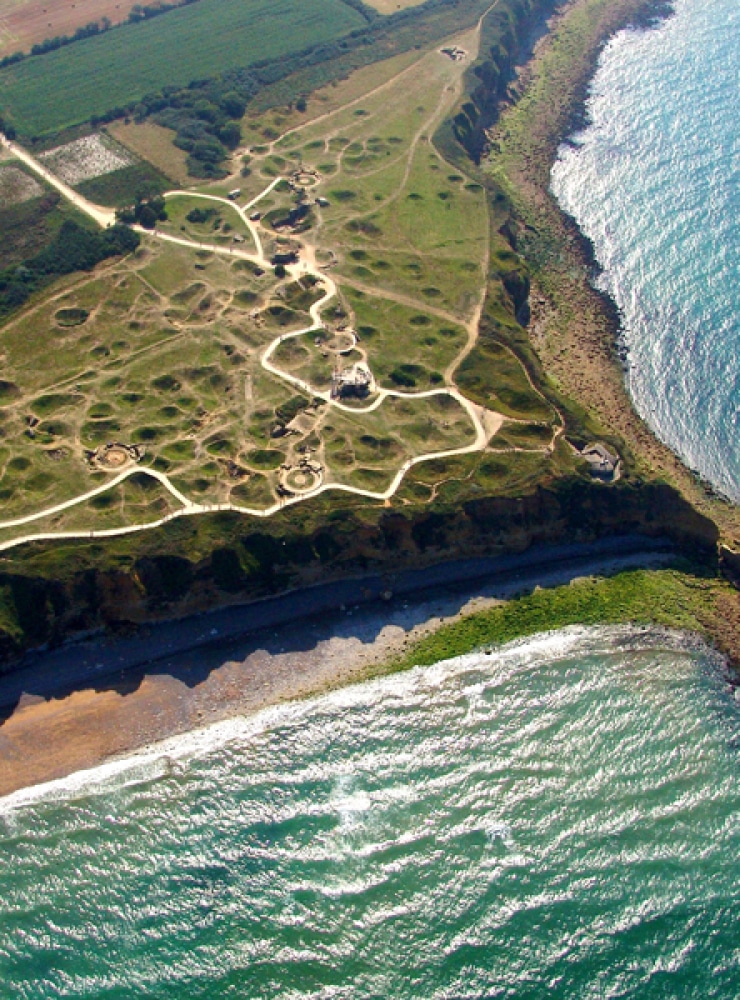 Pointe du Hoc in Normandië - Camping Le Fanal in Isigny-sur-Mer