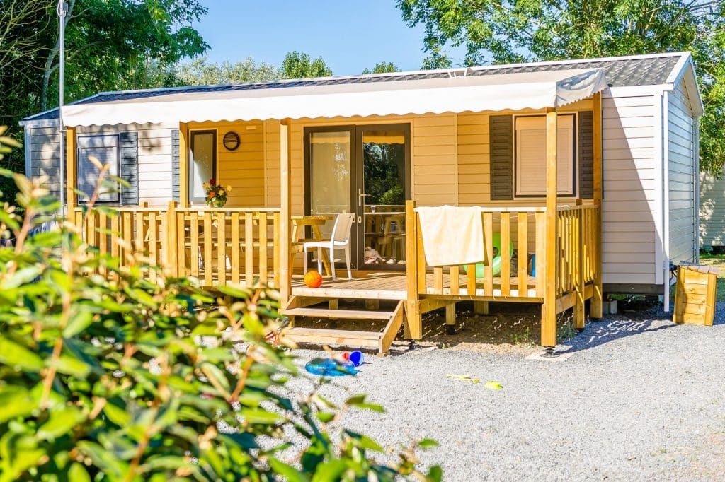 Mobil-home familial en Normandie au camping le Fanal