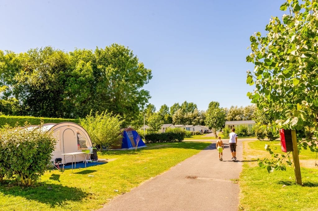 Emplacements du camping le Fanal - VACAF en Normandie